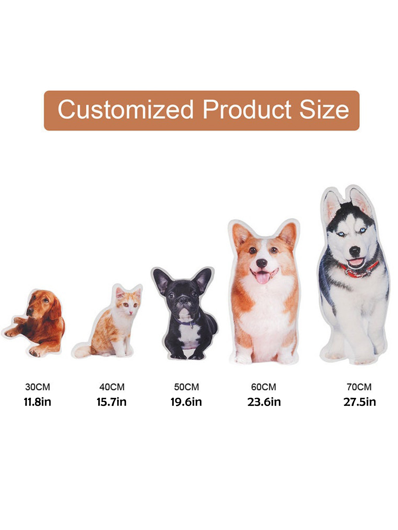 Personalized Pet Photo Pillow Gift For Pet